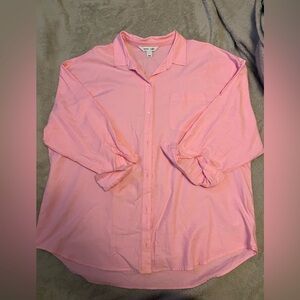 Old Navy Light Pink Boyfriend Shirt